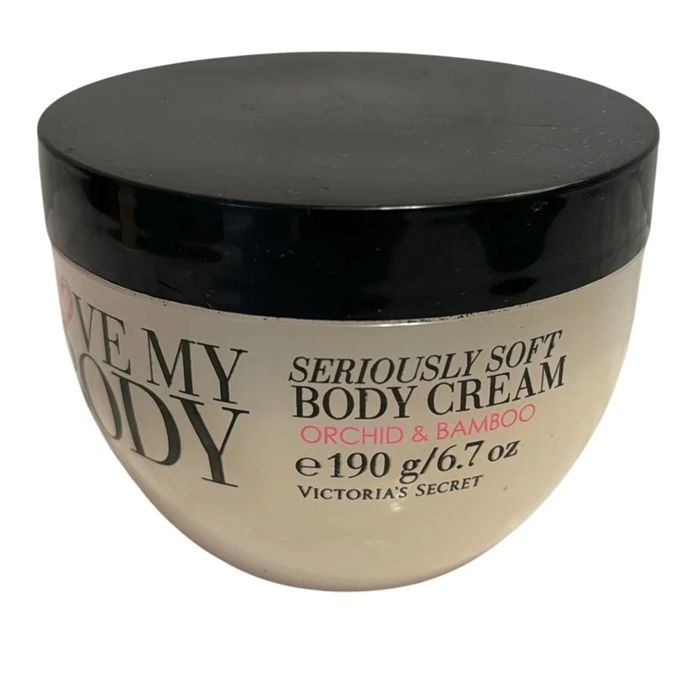 Victoria's Secret love my body seriously soft body cream orchid and bamboo 6.7oz